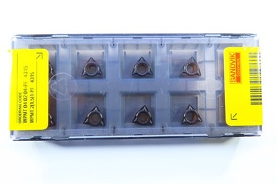 NEW BOX ( 10 PCS ) SANDVIK WPMT 04 02 04-PF WPMT 2(1.5)1-PF 4315 CARBIDE INSERTS