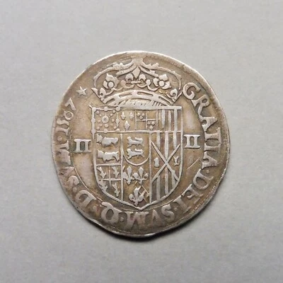 Seigneurie de Béarn - Henri II, Futur Henri IV de France - 1/4 Ecu - 1587 Pau - Photo 1/2