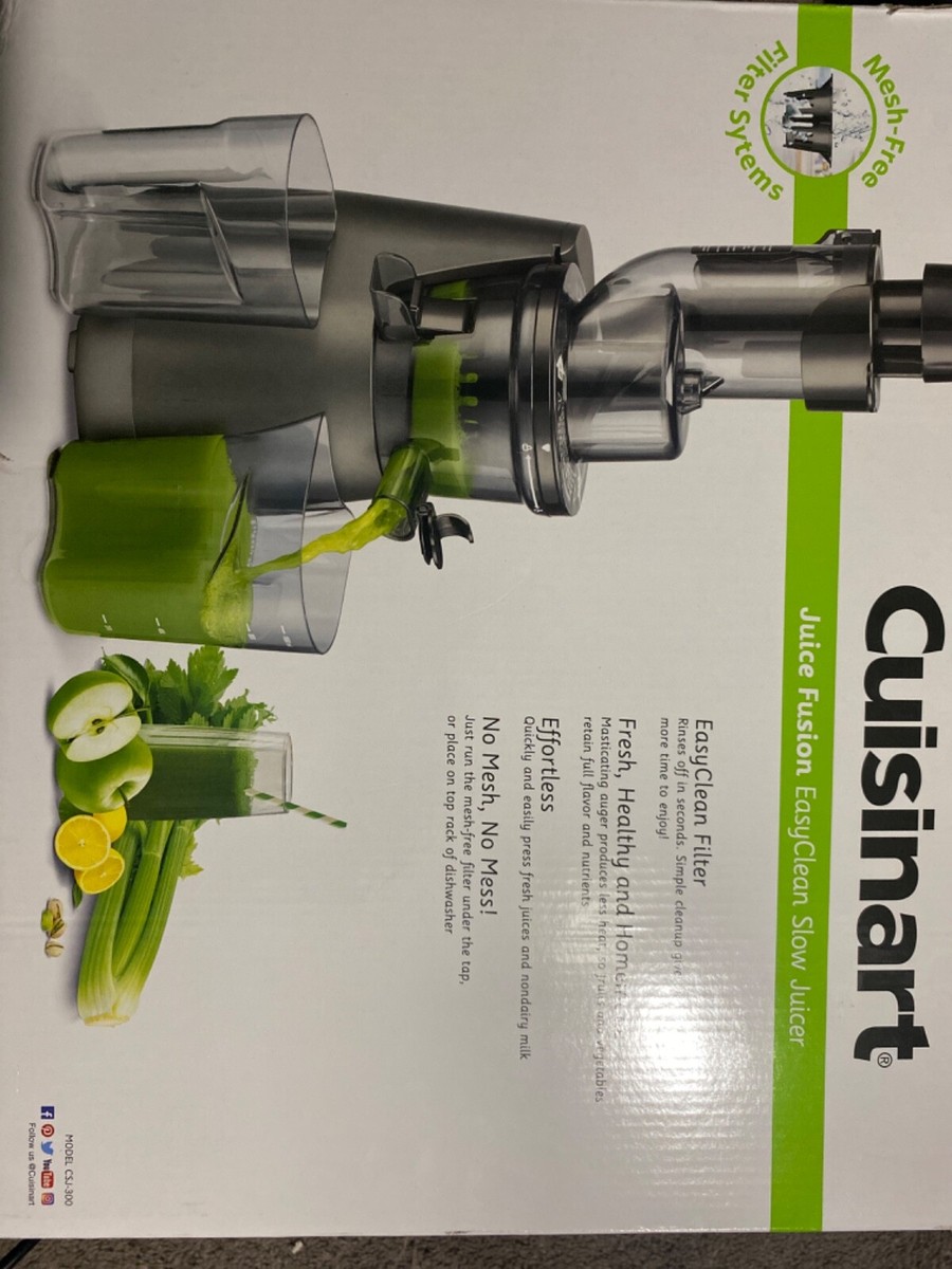 Cuisinart CSJ-300P1 Easy Clean Slow Juicer OPEN BOX (D2)