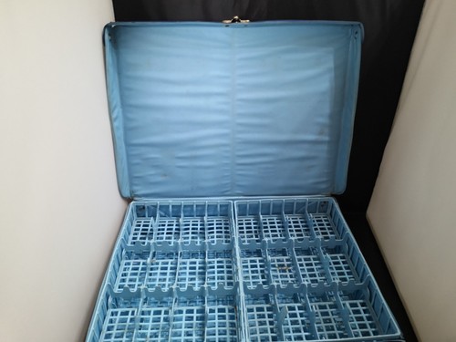 T805-ESTUCHE DE TRANSPORTE MATCHBOX CON CUATRO BANDEJAS AZULES PARA GUARDAR 48 MODELOS - Imagen 7 de 9