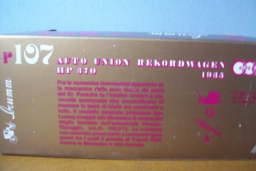 1/43 BRUMM R107 AUTO UNION REKORDWAGEN 1935 #3 - Bild 2 von 7