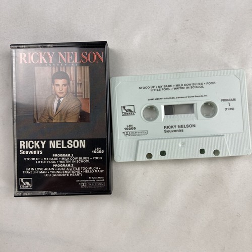 Ricky Nelson Souvenirs Cassette 1983 Liberty Records - TESTED WORKS