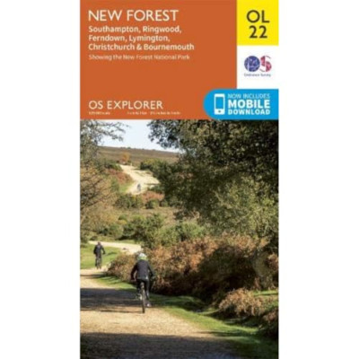 New Forest (OS Explorer Map) - Sheet map, folded NEW  08/02/2021
