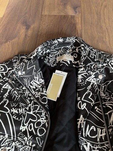 Michael Kors Lederjacke, Cropped-Bikerjacke Lammleder , gr. XS neu! - Bild 19 von 24