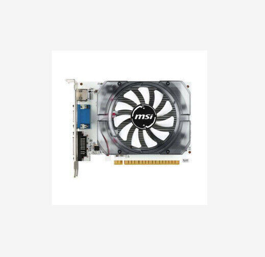 MSI GeForce GT 730 DDR3 NVIDIA GPU 2GB PCI Express HDMI DVI