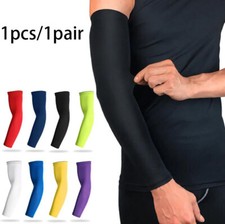Basketball Sports Compression Arm Sleeves Elbow Brace Support UV Sun Protection