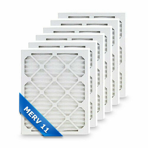 Replacement 20x25x1 One Inch Furnace Air Filter Merv 11 (6 Pack) for