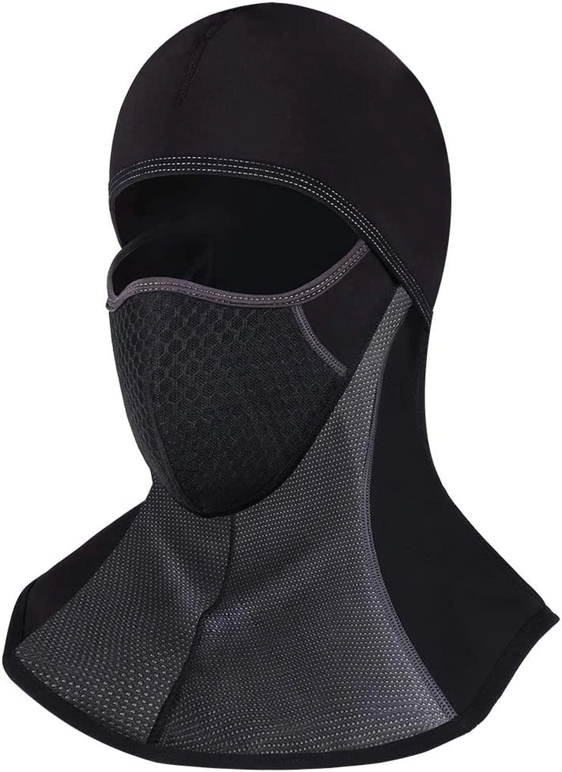 Venswell Passamontagna Da Sci E Snowboard Con Foro Per Coda Di Cavallo - Protezione Antivento E UV - Modelli 3D Divertenti
