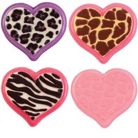 Wilton Candy Melts Mold Zebra Leopard Stripes Animal Prints Heart Wilton Candy Melts Mold Zebra Leopard Stripes Animal Prints Heart