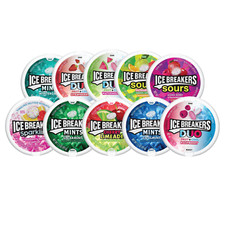 Ice Breakers Variety Flavor | 50 Mints Per Tin | 1.3-1.5oz | Mix & Match Flavors
