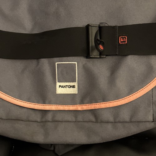 Rickshaw Bagworks x Pantone nylon adjustable messenger Caring bag For Color Guid - Picture 3 of 6