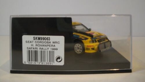 SKID SKM99063 SEAT CORDOBA WRC H.ROVANPERA SAFARI RALLY '99 NEAR MINT BOXED 1:43 - Picture 9 of 10