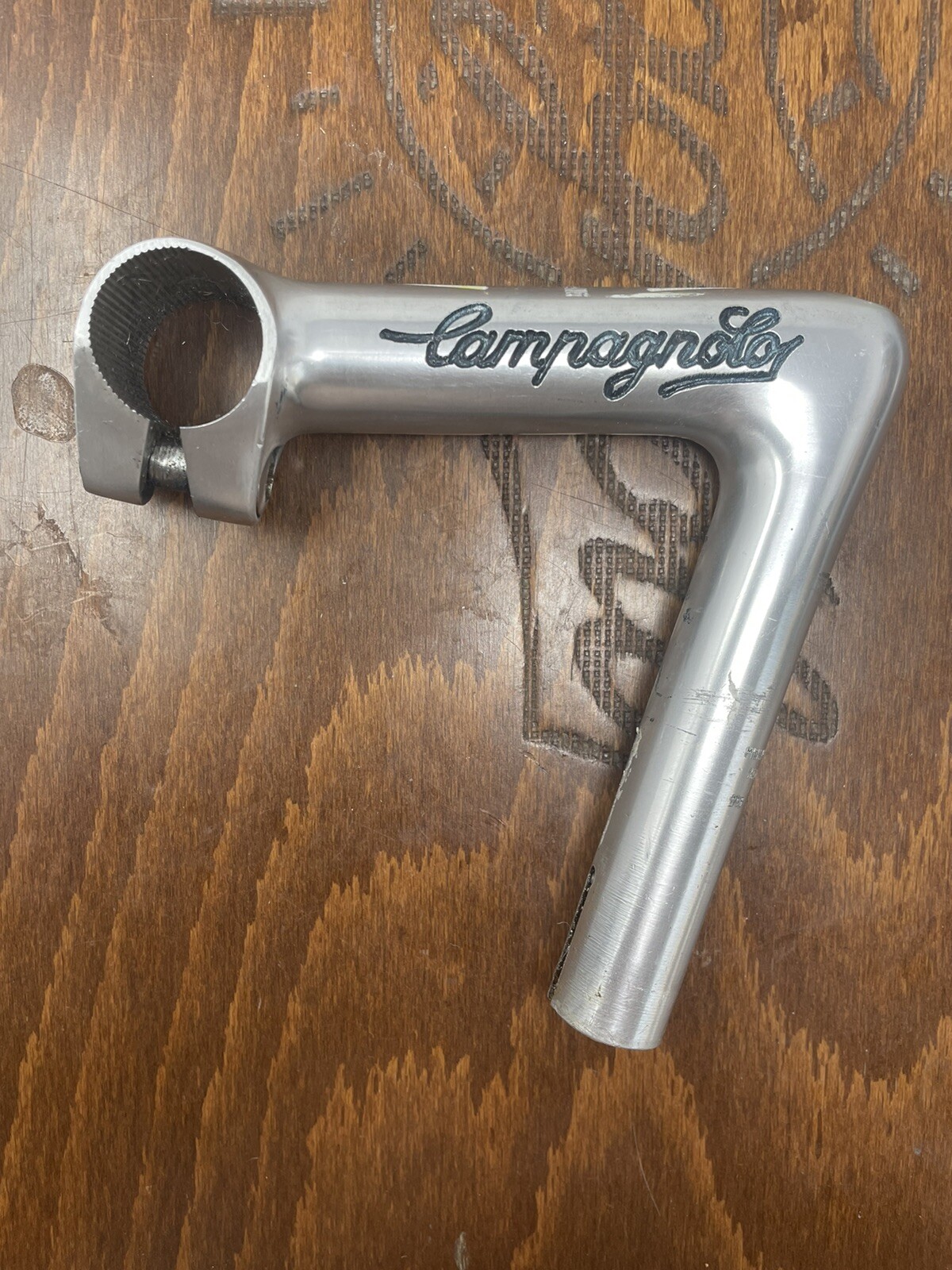 Vintage   Cinelli 1A  Campagnolo Tricolour Panto Silver Quill Stem 115mm RARE  B