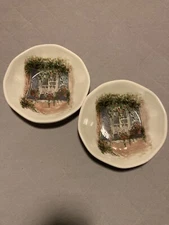 Effetti D’Art Opificio Etico Ceramiche Serving Bowl 8.5” Made In Italy-Set Of 2