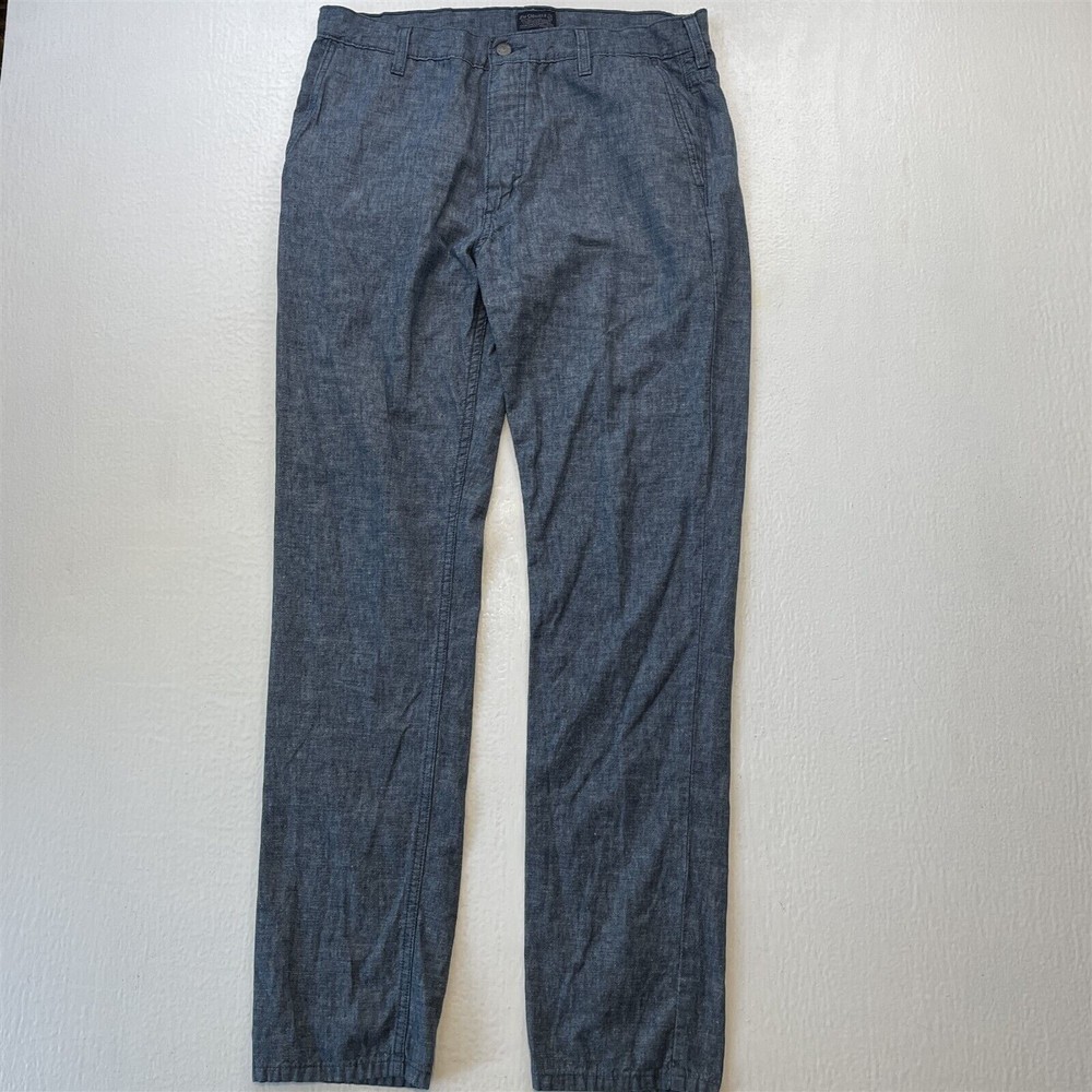 Levis 34x34 Mens Blue Chambray Hybrid Chino Pants Style 13151  