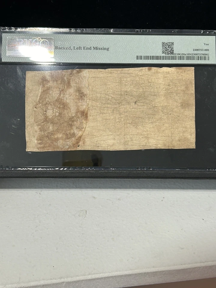 SASA 1830s Jackson Michigan $1 Detroit St Joseph Railroad Bank Pmg Net Vg10 - Image 2 of 3