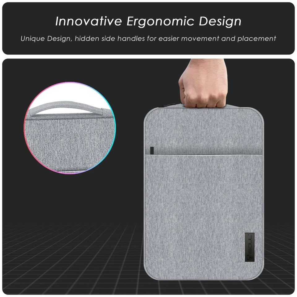 Laptop Case Sleeve Bag For 13 14 15.6" Macbook Lenovo Microsoft HP DELL Cover - Image 4 of 4