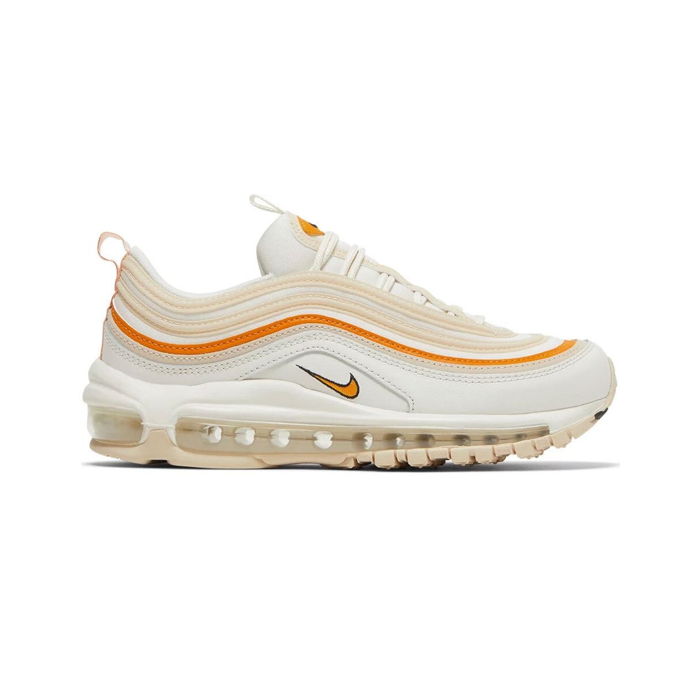 Nike Womens Air Max 97 Sail Orange White SZ 6-15 Running Shoes