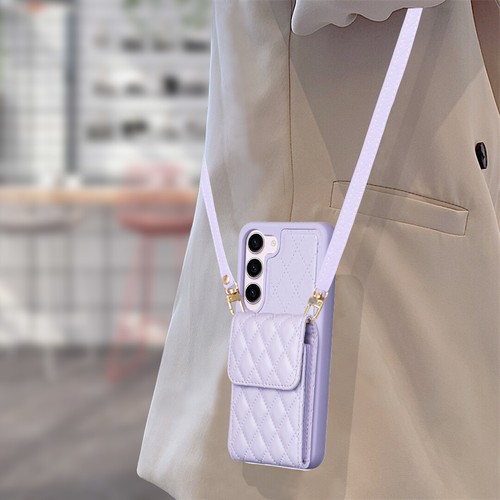 Para iPhone Samsung Lo último Cuero Billetera Bandolera Correa Bolsa Soporte Teléfono Funda - Imagen 20 de 32