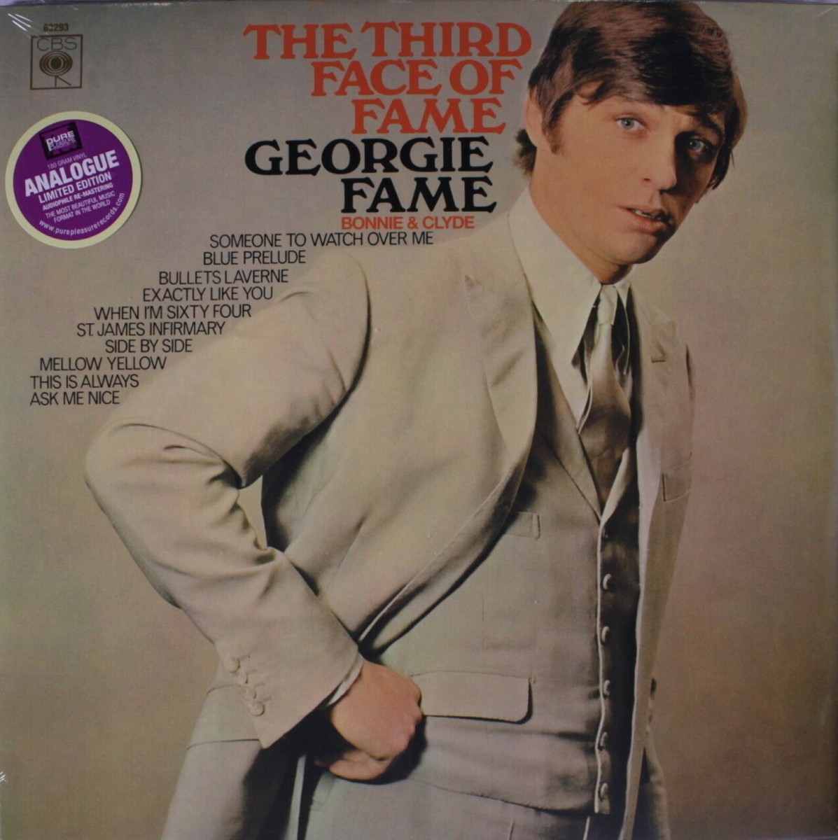 GEORGIE FAME The Third Face Of Fame PURE PLEASURE Sealed 180