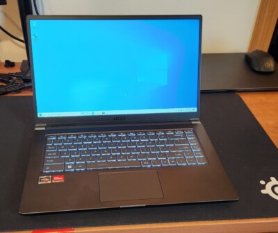 MSI Modern 15, AMD Ryzen 5, 16GB RAM, 256GB SSD, 15'' 1080p screen