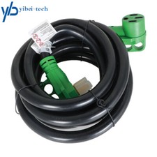 15/25/30/50FT 50 Amp RV Power Extension Cord with LED Light 125/250V NEMA 14-50P
