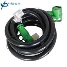 15/25/30/50FT 50 Amp RV Power Extension Cord with LED Light 125/250V NEMA 14-50P