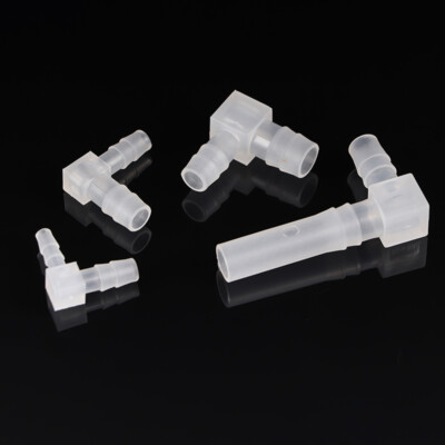Reducer Plastic Barbed 90 Elbow Connector Pipe Hose Joiner Tubing Air Fuel Water