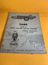 Vintage Original Case Model 105 Power take-off Tractor A758 Parts Catalog