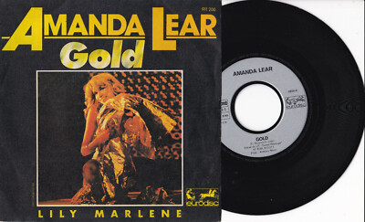 Amanda Lear -Gold / Lily Marlène (Intro 45'')- 7'' 45 France, Eurodisc