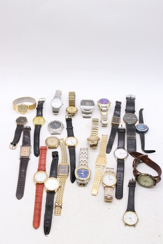 C x25 Quartz Gents Wristwatches Not Tested inc Timex, Sekonda, Limit etc
