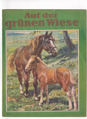 BEKLEIDUNG, AUSSTATTUNG, FRANKFURT / PFÜLLER: REKLAMEBUCH: AUF DER GRÜNEN WIESE