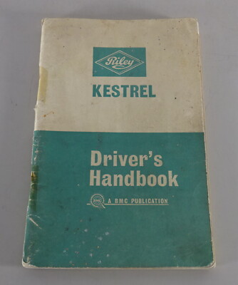 Owner's Manual / Handbook Riley Kestrel MK. II + 1300 ADO16 From 05/1968
