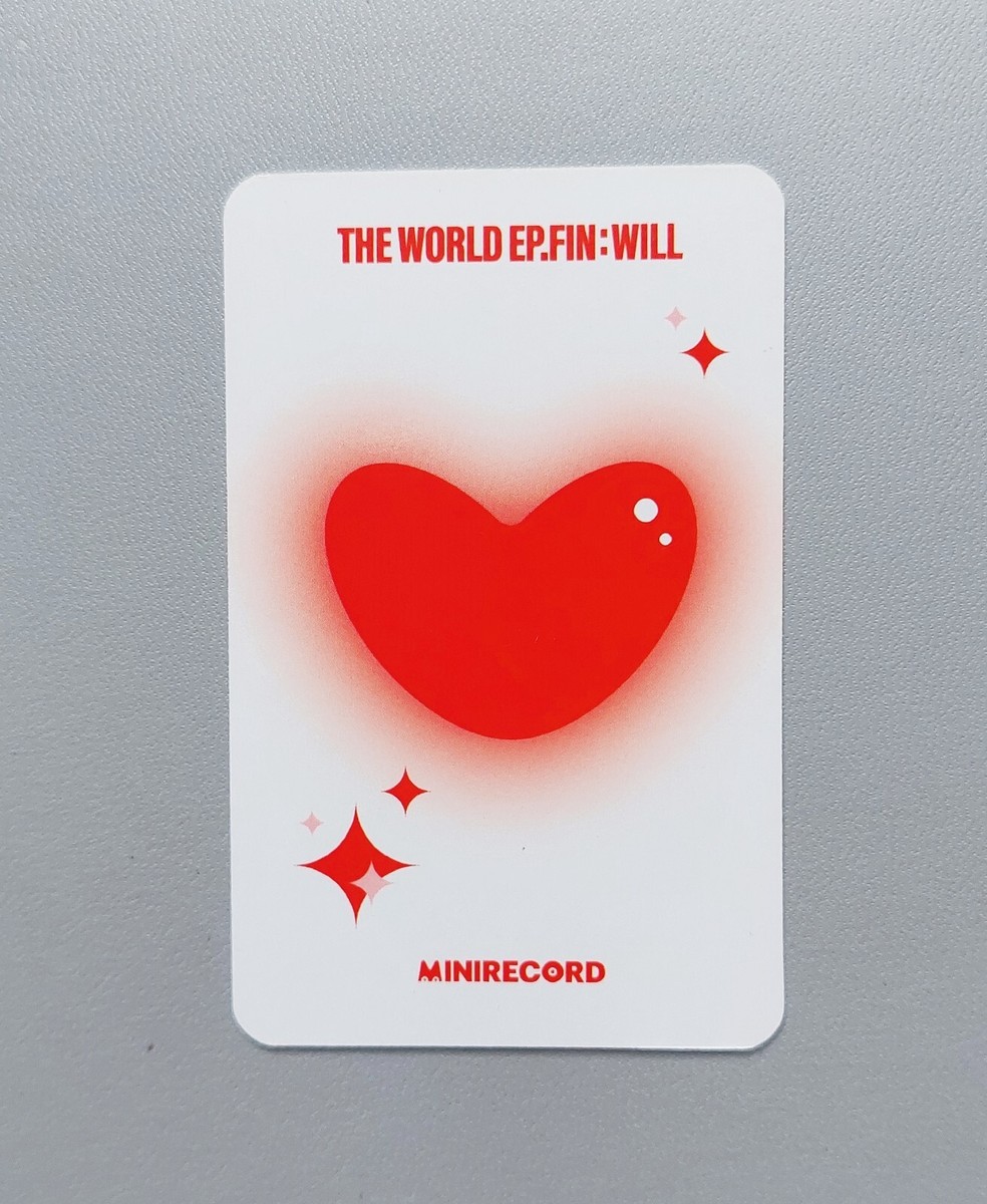 Yunho ATEEZ Official MINIRECORD POB Card Event THE WORLD EP.FIN