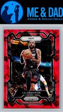 2023-24 Panini Prizm #276 Caleb Martin Prizms Red Ice