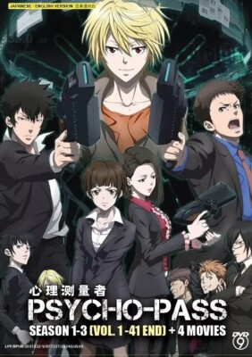 Psycho-Pass Complete Series Season 1-3 + 4 Movies Anime DVD (English Dub)