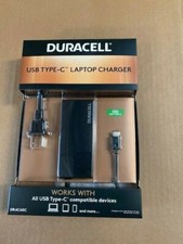 Duracell USB Type C Laptop Charger 60W AC Adapter NEW 