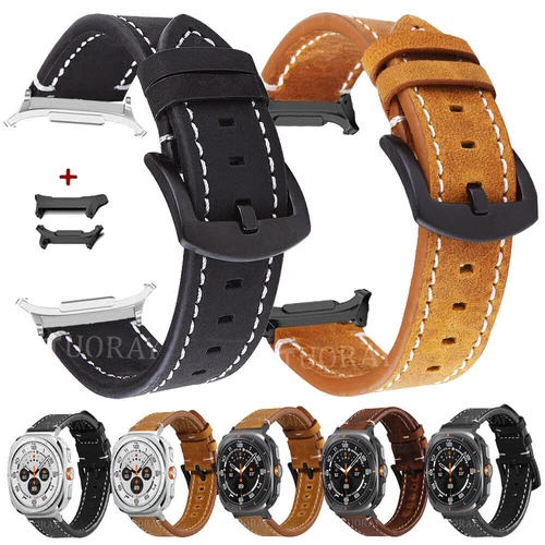 Lederarmband für Samsung Galaxy Watch Ultra 47mm Smart Watch Band Bracelet - Bild 5 von 84