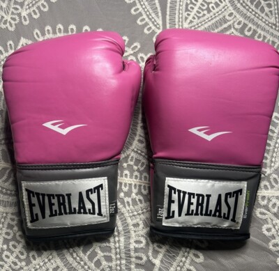EVERLAST Pro Style Womens Training Gloves 12 oz Hook & Loop Pk/Wh NEW Heavy Bag