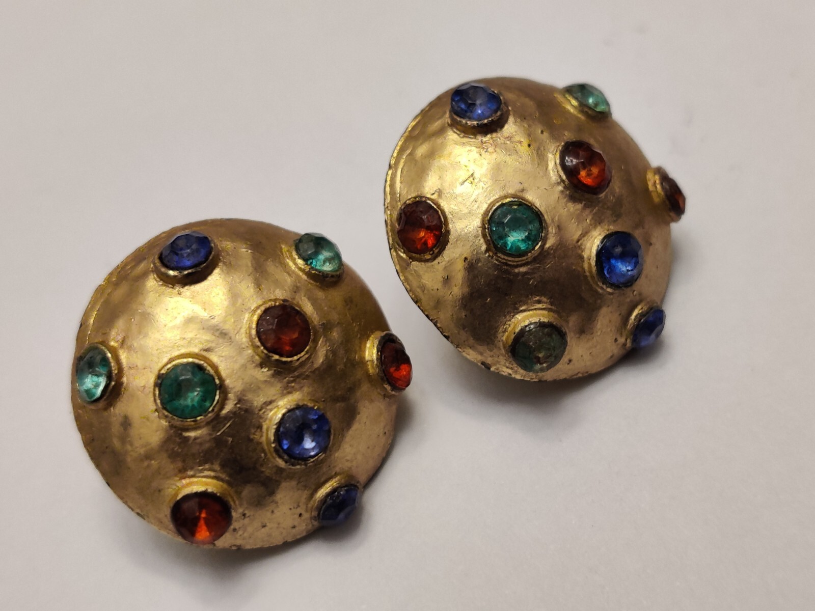 Atomic Space Age Sputnik Earrings Multicolored St… - image 4