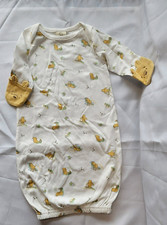 Winnie the Pooh Infant Baby Pajamas Gown Sleep Sack Unisex Boy Girl 0-3-6 Doll