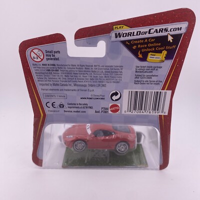 Disney Pixar Cars Ferrari F430 Chase Package Diecast Car Mattel
