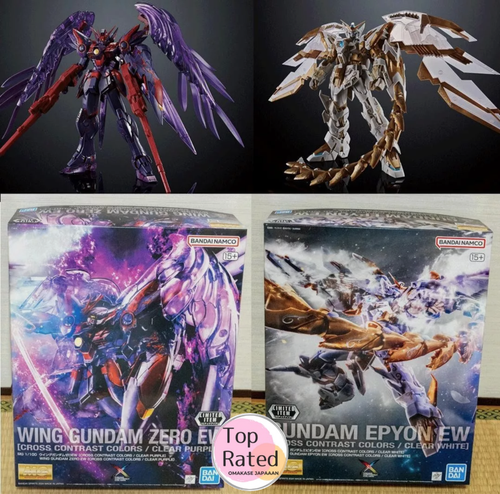 MG 1/100 Wing Gundam Zero EW & Gundam Epyon CROSS CONTRAST COLORS SET ...