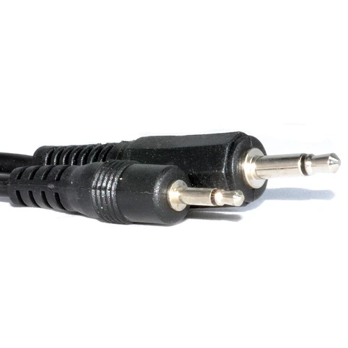 1.5m Mono Cable 2.5mm Male to 3.5mm Mono Jack Plug Audio 2 Pole Lead [005979]