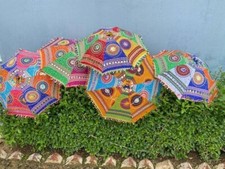 indian Wholesale 5 pc traditional Decorative Handmade Sunshade Umbrella Parasol