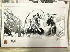 STAMPA MARVEL GIGANTE NUMERATA e AUTOGRAFATA di Pichelli - Casagrande - Manfredi