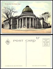 CONNECTICUT Postcard - New Haven, Woolsey Hall F10