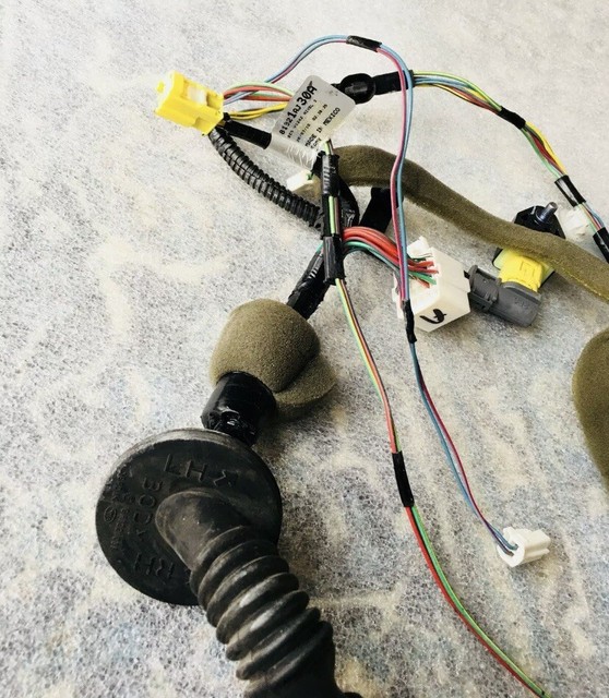 2010-2014 SUBARU Legacy RIGHT FRONT PASSENGER DOOR WIRING HARNESS OEM