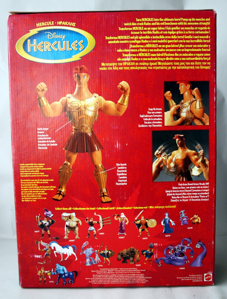 VINTAGE 1997 DISNEY'S HERCULES POWER FLEX GIANT FIGURE