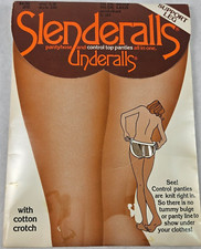 Vtg Slenderalls Underalls Support Leg Pantyhose Nude Leg  Panty Size A-B New